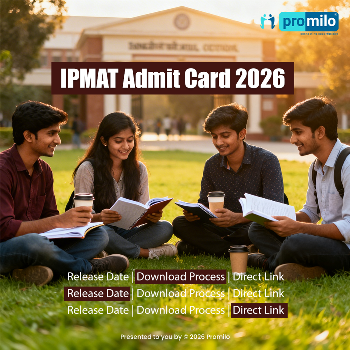 IPMAT Admit Card 2026: Release Date, Download Process, Direct Link